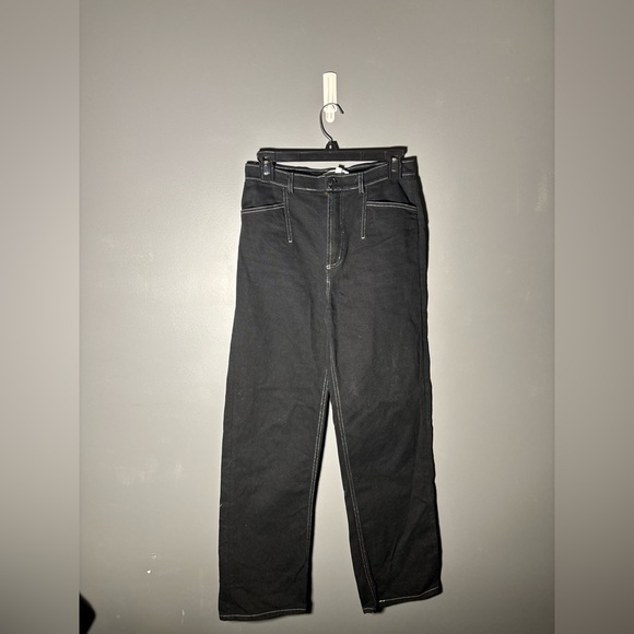 & Other Stories Denim - & Other Stories Contrast Stitch Wide Leg Jeans Women’s Size 4